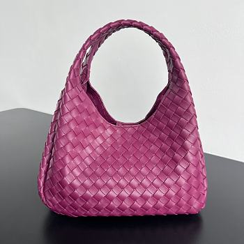Bottega Veneta Medium Campana Beetroot - 33x20x16.5cm