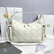 Dior Large D-Dream Bag White Macrocannage Lambskin - 38x24x15cm - 1