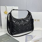 Dior Large D-Dream Bag Black Macrocannage Lambskin - 38x24x15cm - 5