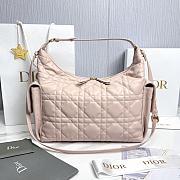 Dior Large D-Dream Bag Pink Macrocannage Lambskin - 38x24x15cm - 1