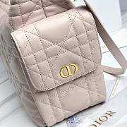 Dior Large D-Dream Bag Pink Macrocannage Lambskin - 38x24x15cm - 5