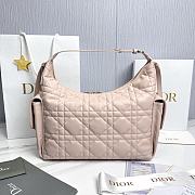 Dior Large D-Dream Bag Pink Macrocannage Lambskin - 38x24x15cm - 2