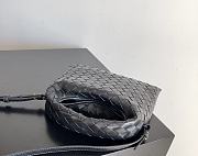 Bottega Veneta Mini Hop Black - 25.5x14.5x11cm - 4