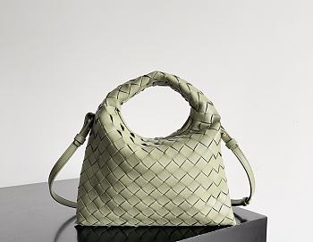 Bottega Veneta Mini Hop Travertine - 25.5x14.5x11cm