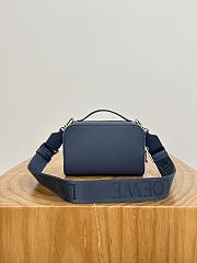 Loewe Mini Camera Crossbody Bag In Satin Calfskin Indigo Dye - 18x13x8.5cm - 2