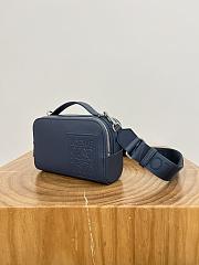 Loewe Mini Camera Crossbody Bag In Satin Calfskin Indigo Dye - 18x13x8.5cm - 6