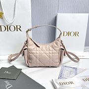 Dior D-Dream Mini Pink Macrocannage Lambskin - 21x14x10cm - 6