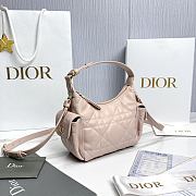 Dior D-Dream Mini Pink Macrocannage Lambskin - 21x14x10cm - 2