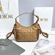 Dior D-Dream Mini Brown Macrocannage Lambskin - 21x14x10cm - 2