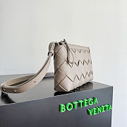 Bottega Veneta Diago Zipped Messenger Limestone - 25x15x5cm - 5