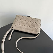 Bottega Veneta Diago Zipped Messenger Limestone - 25x15x5cm - 3