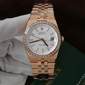 Rolex Watch Land-Dweller 36mm 18 CT Eve Rose Gold M127285TBR-0002