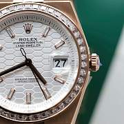 Rolex Watch Land-Dweller 36mm 18 CT Eve Rose Gold M127285TBR-0002 - 4