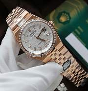 Rolex Watch Land-Dweller 36mm 18 CT Eve Rose Gold M127285TBR-0002 - 2