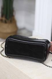 Chanel Gabrielle Backpack Black - 23x22.5x10.5cm - 5