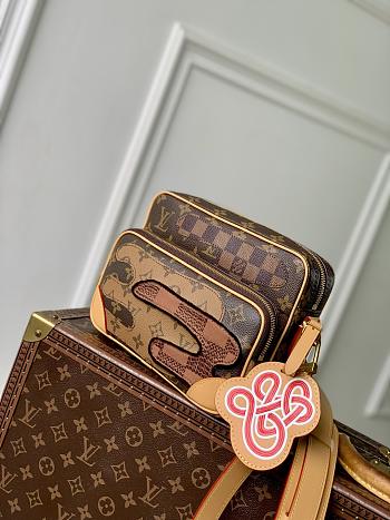 LV Nil Brown Autres Toiles M26068 - 25x17.5x11cm