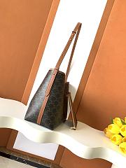 Celine Soft Shopper Bag In Triomphe Canvas And Calfskin - 32.5x24.5x14cm - 5