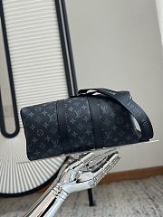 LV Keepall Bandouliere 35 Monogram Eclipse Canvas M46655 - 34x21x16cm - 6