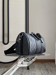 LV Keepall Bandouliere 35 Monogram Eclipse Canvas M46655 - 34x21x16cm - 4
