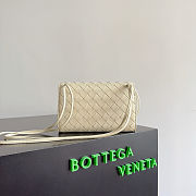Bottega Veneta Andiamo Pouch Sea Salt - 19x12.6x2cm - 3