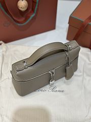 Loro Piana Extra Bag L23 Calfskin Dove - 23x12x7cm - 5