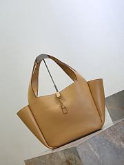 YSL Le 5 A 7 Bea In Smooth Leather Gold - 50x28x18cm - 4