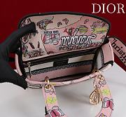 Dior Souvenir Small Lady D-Lite Bag Embroidered Canvas “Shanghai” Map Motif - 20x18x8cm - 2