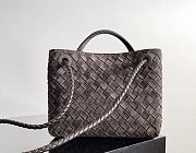 Bottega Veneta Small Andiamo Intrecciato Suede Pondant  - 25x20x10cm - 2