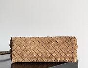 Bottega Veneta Medium Andiamo Intrecciato Suede Brown - 32x25x11cm - 5