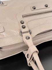 Balenciaga Le City Bag East West In Sesame Arena Storico - 39.8×17.7×14.9cm - 2