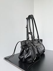 Balenciaga Le City Bag East West In Black Arena Storico - 39.8×17.7×14.9cm - 4