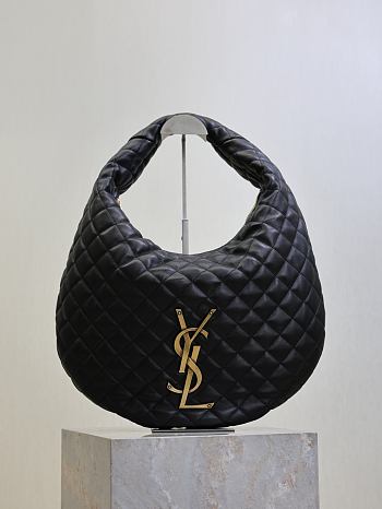 YSL Icare Hobo In Quilted Nappa Black - 44x30x7cm 