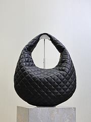 YSL Icare Hobo In Quilted Nappa Black - 44x30x7cm  - 2