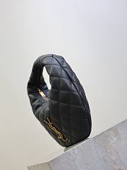 YSL Icarino in Quilted Nappa Dark Gray - 17x13x3cm - 5
