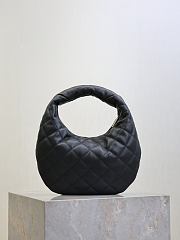 YSL Icarino in Quilted Nappa Dark Gray - 17x13x3cm - 3