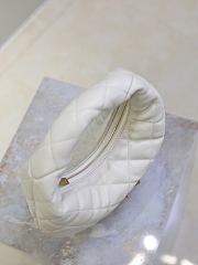 YSL Icarino in Quilted Nappa White - 17x13x3cm - 2