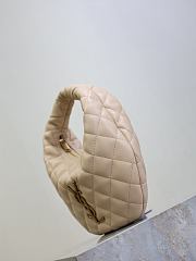 YSL Icarino in Quilted Nappa Beige - 17x13x3cm - 6