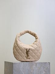 YSL Icarino in Quilted Nappa Beige - 17x13x3cm - 5