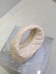 YSL Icarino in Quilted Nappa Beige - 17x13x3cm - 3