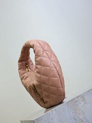 YSL Icarino in Quilted Nappa Pink - 17x13x3cm - 5