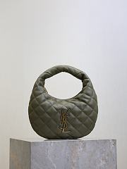 YSL Icarino in Quilted Nappa Green - 17x13x3cm - 6