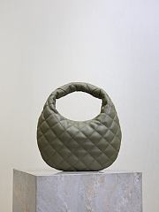 YSL Icarino in Quilted Nappa Green - 17x13x3cm - 3
