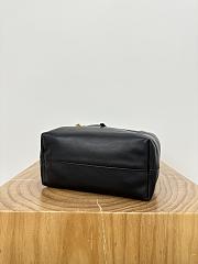 YSL Paris Vll Pochon In Lambskin Black - 30×24×12cm - 5