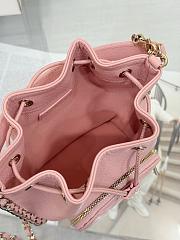 Chanel Clutch With Chain Grained Shiny Calfskin & Gold Tone Metal Pink - 15x12.5x7.5cm - 5