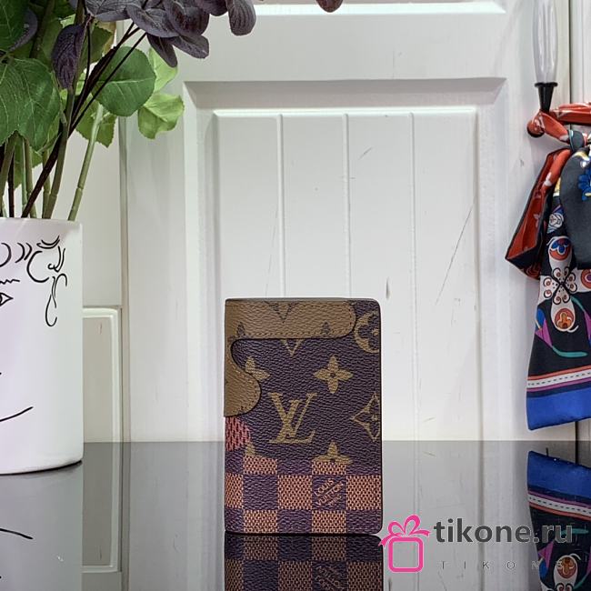 LV Pocket Organizer Monogram Landscape M26010 - 7.5x11.1x1cm - 1