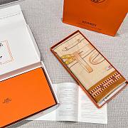Hermes Lettres Equestres Shawl 140 Milk Tea - 3