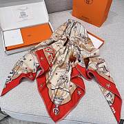 Hermes Chorus Stellarum Shawl 140 Orange - 2
