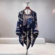 Hermes Chorus Stellarum Shawl 140 Navy - 1