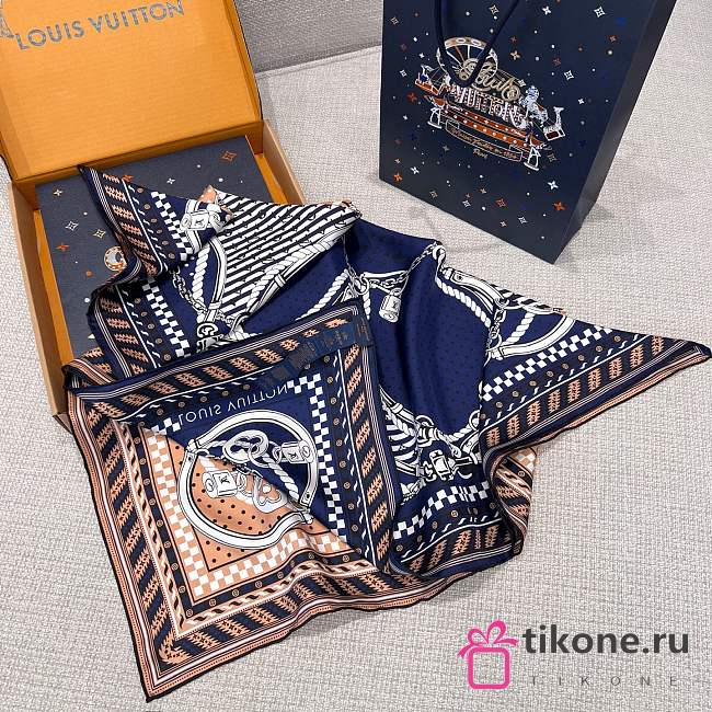 LV Ocean Bandana Square 90 Dune Beige M96307 - 90x90cm - 1