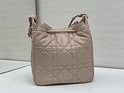 Dior Medium D-Motion Bag Pink Macrocannage Lambskin - 23x24x13cm - 6